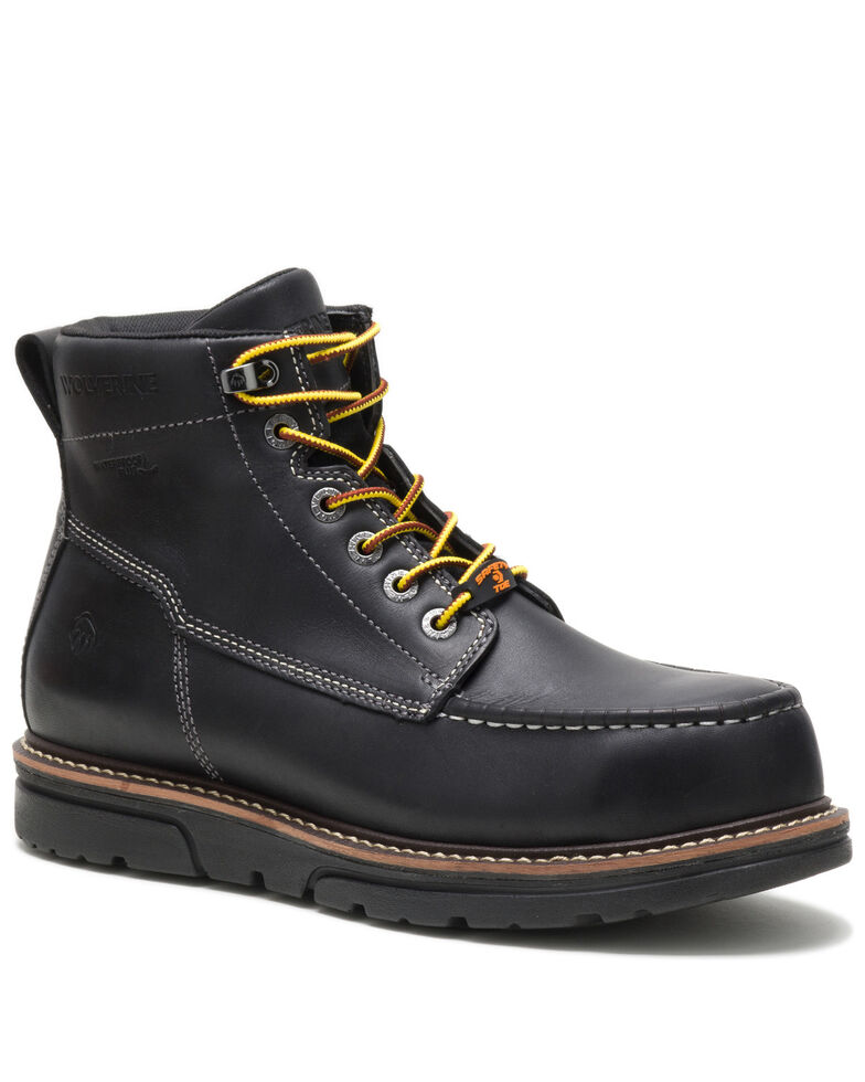 Wolverine Men's I-90 Durashocks Work Boots - Composite Toe, Black, hi-res