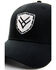 Image #2 - Hawx Men's Shield Logo Patch Ball Cap, Black, hi-res