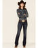 Wrangler Retro Women's Dark Wash Sadie Jeans , Indigo, hi-res