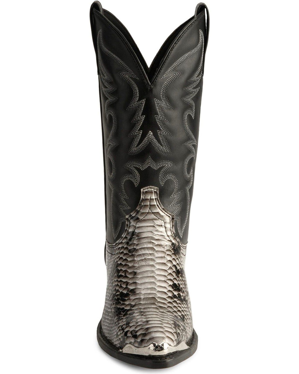 Image #4 - Laredo Men's Monty Snake Print Western Boots - Round Toe, Natural, hi-res