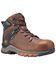 Timberland Men's Hypercharge Waterproof Lace-Up Work Boots - Composite Toe, Brown, hi-res