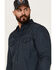 Image #2 - Moonshine Spirit Men's Townie Wallpaper Geo Print Long Sleeve Snap Western Shirt, Navy, hi-res