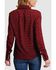 Image #2 - Stetson Women's Western Ditsy Printed Long Sleeve Snap Western Shirt, Wine, hi-res