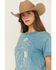 Image #2 - Shyanne Women's Home On The Range Short Sleeve Graphic Tee, Turquoise, hi-res