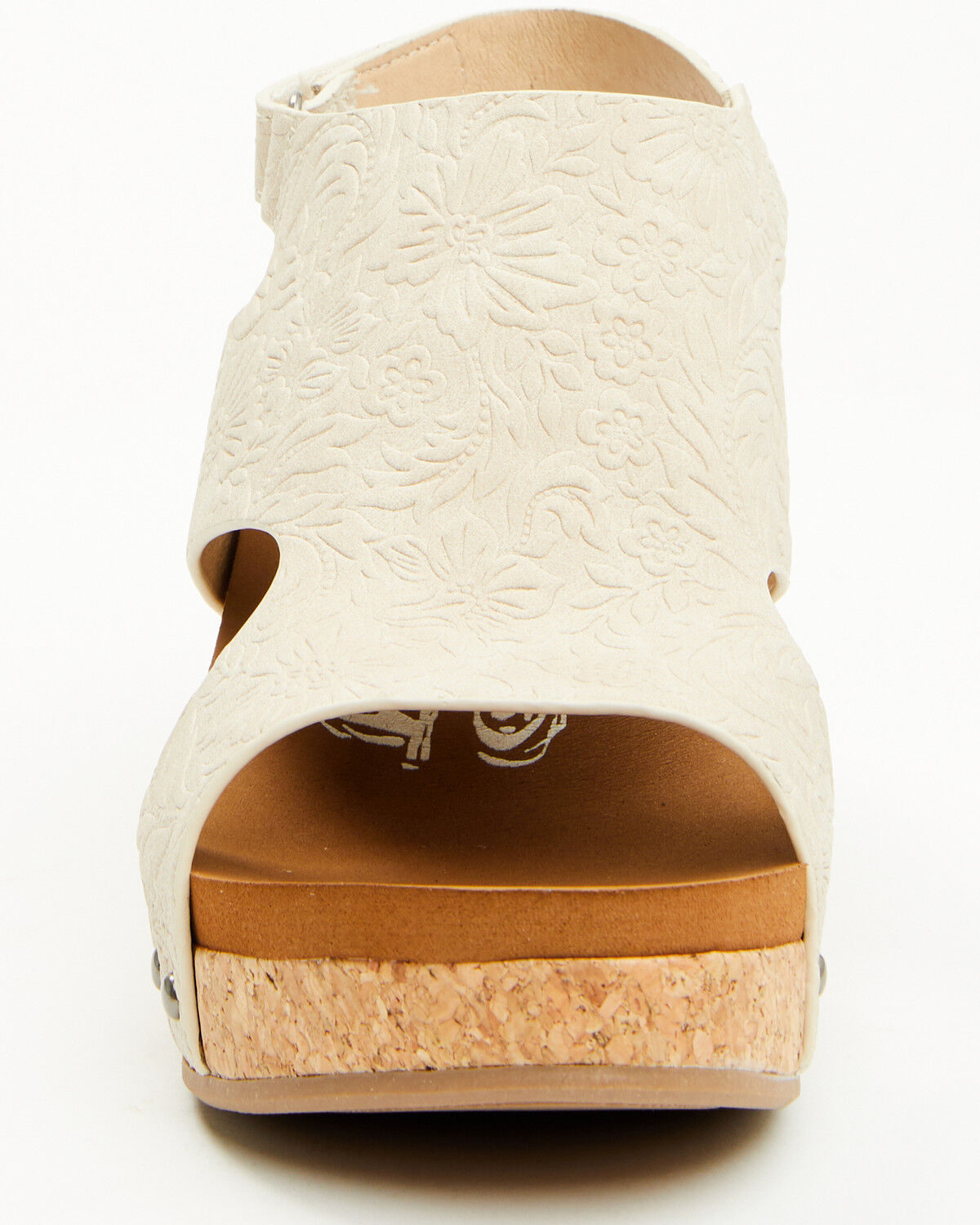 Image #4 - Very G Women's Wally Tooled Sandals, Cream, hi-res