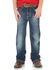 Wrangler 20X Boys' No. 42 Vintage Bootcut Jeans, Blue, hi-res