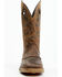 Double H Men's Malign Waterproof Performance Western Roper Boots - Broad Square Toe , Brown, hi-res
