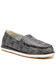 Image #1 - Wrangler Footwear Women's Casual Loafer Shoes - Moc Toe, Black/white, hi-res