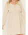 Image #3 - Shyanne Women's Lace Long Sleeve Button-Down Mini Dress, Natural, hi-res
