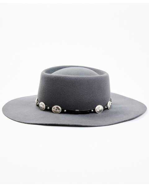 Image #3 - Shyanne Women's Belina Bolero Felt Western Fashion Hat , Grey, hi-res