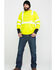 Image #6 - Ariat Men's FR Crew Hi-Vis Long Sleeve Work Shirt, Yellow, hi-res