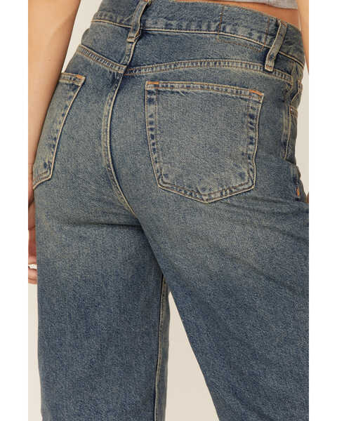 Image #4 - Free People Women's Light Wash High Rise The Lasso Jeans, Blue, hi-res