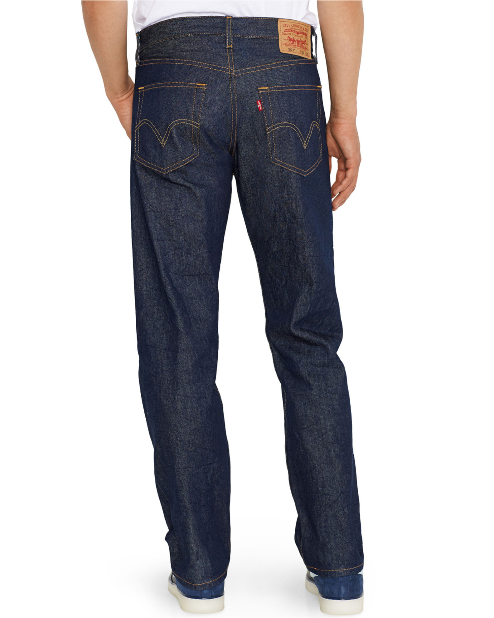 Levi's Men's 501 Original Shrink-to-Fit Regular Straight Leg Jeans |  Sheplers