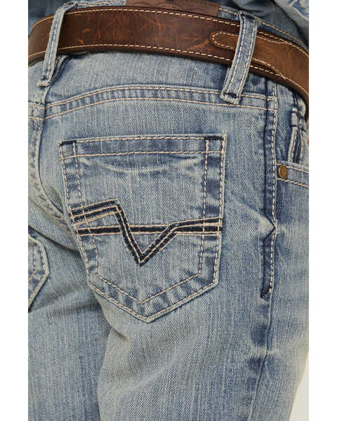 Image #2 - Cody James Little Boys' Crupper Light Wash Slim Straight Jeans - Sizes 4-8, Blue, hi-res