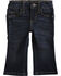 Image #2 - Wrangler Infant Boys' Dark Wash Jeans, Indigo, hi-res