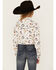 Image #4 - Cotton & Rye Girls' Skull Conversation Print Long Sleeve Pearl Snap Western Shirt , Multi, hi-res