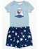 Image #1 - Cody James Infant Boys' Stars Infant Set - 2 Piece, Blue, hi-res
