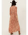 Image #4 - Shyanne Women's Chiffon Floral Print Maxi Dress, Taupe, hi-res