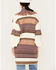 Image #4 - Shyanne Women's Striped Fringe Cardigan, Cream, hi-res