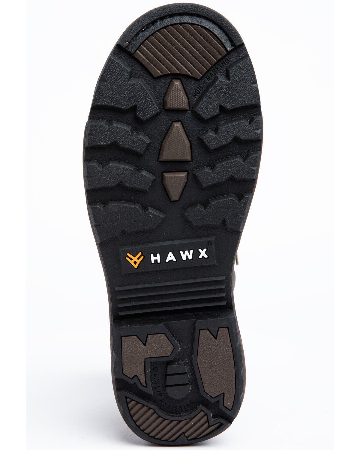 Image #7 - Hawx Men's Crew Chief Work Boots - Composite Toe, Dark Brown, hi-res