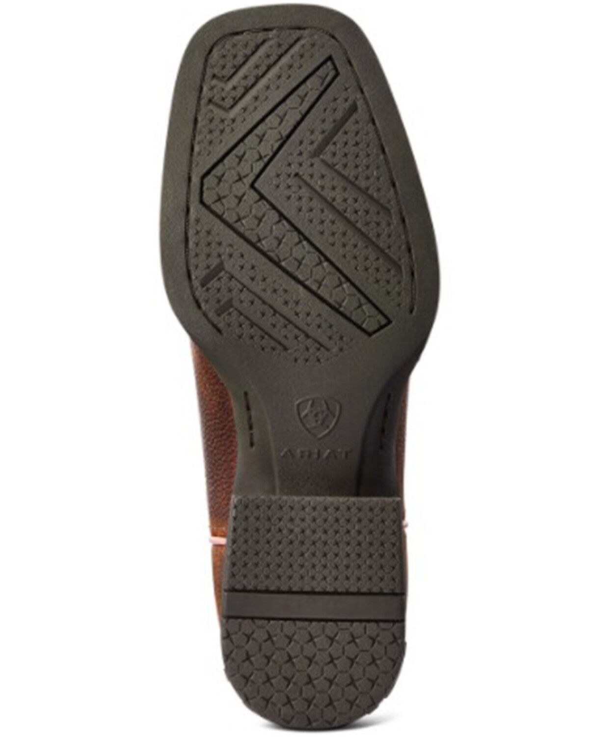 Image #5 - Ariat Girls' Firecatcher Rowdy Western Boots - Broad Square Toe, Brown, hi-res