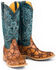 Image #1 - Tin Haul Women's Wish Upon A Star Western Boots - Broad Square Toe, Tan, hi-res
