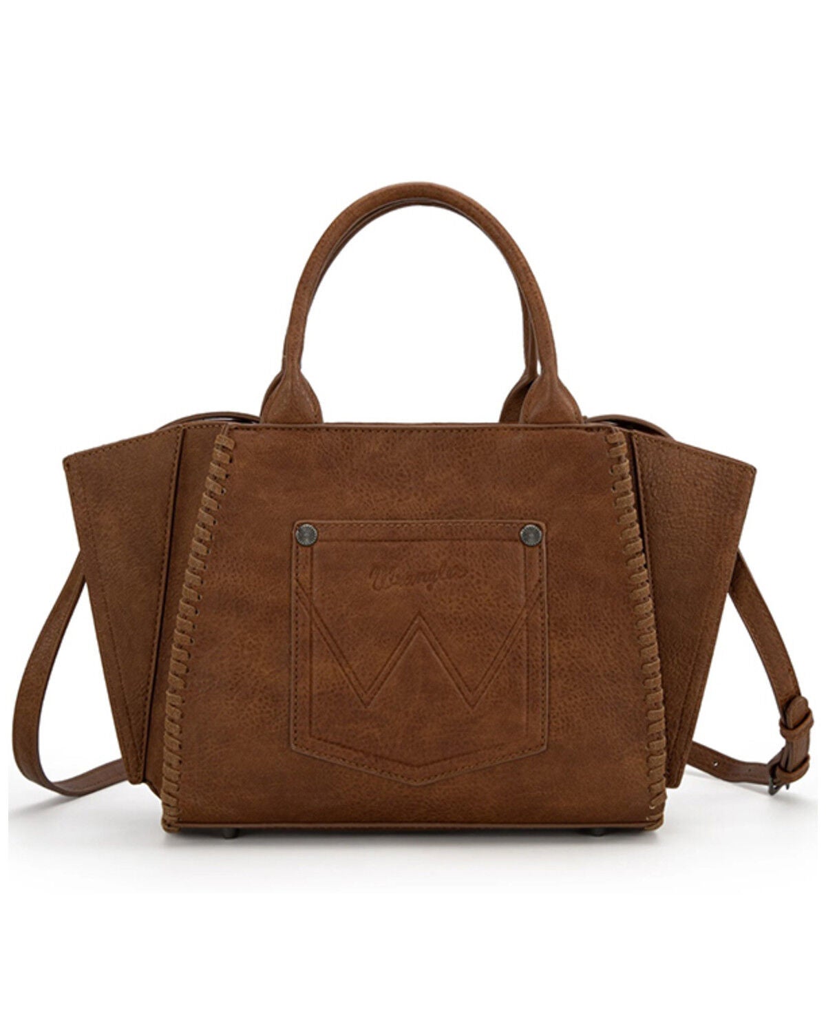 Image #2 - Wrangler Women's Jessie Embroidered Concealed Carry Tote, Brown, hi-res