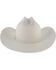 Stetson Men's 3X Wool Felt Cowboy Hat, White, hi-res