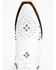 Image #6 - Lane Women's Cossette Western Booties - Snip Toe, White, hi-res