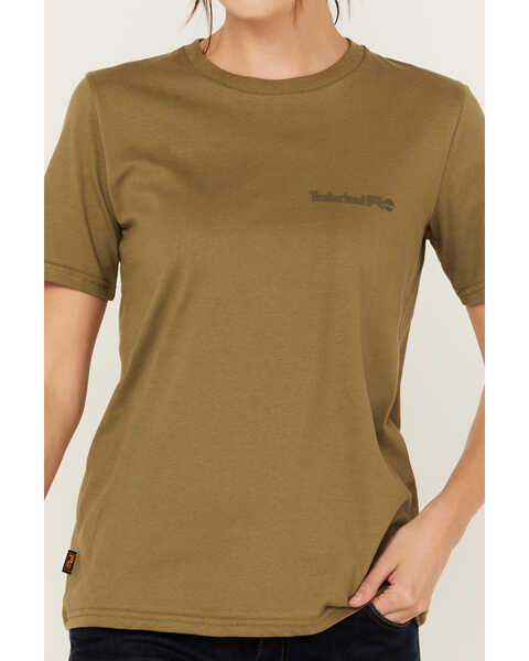 Image #3 - Timberland PRO® Women's Core Short Sleeve T-Shirt, Green, hi-res
