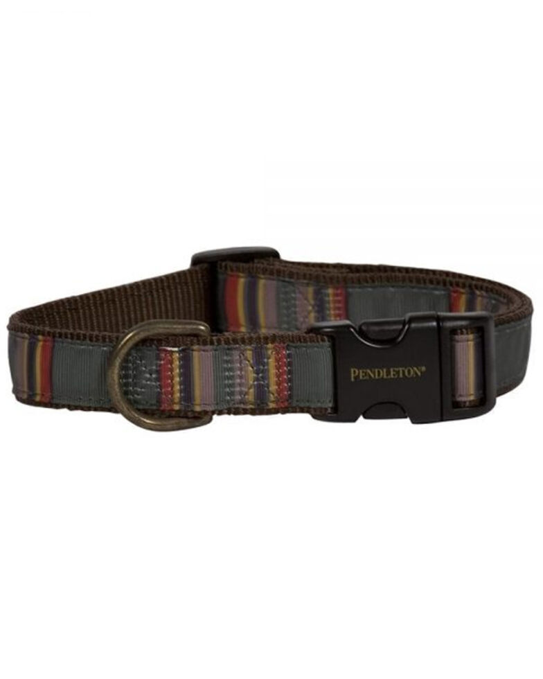 Pendleton Pet Vintage Camp Hiker Collar - Large, Heather Green, hi-res