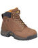 Image #1 - Carolina Women's 5" Lace-Up Raleigh Met Guard Work Boots - Aluminum Toe, Brown, hi-res