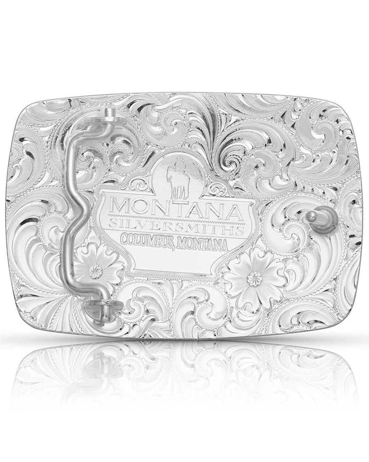 Image #2 - Montana Silversmiths Women's Desert Moon Turquoise Cactus Buckle, Turquoise, hi-res