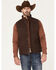 Image #1 - Blue Ranchwear Men's Insulated Duck Zip-Front Vest , Dark Brown, hi-res
