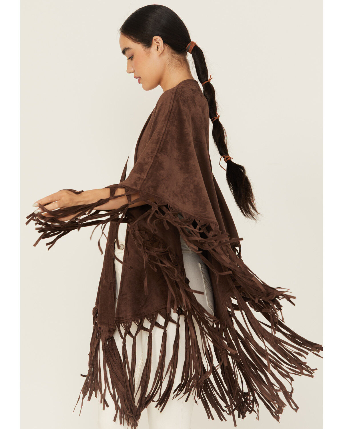 Image #2 - Tasha Polizzi Women's Sierra Shawl, Brown, hi-res
