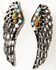 Image #2 - Shyanne Women's Bisbee Falls 6-Piece Silver Beaded Wings Earrings Set, Silver, hi-res