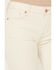 Mia and Moss Women's Antique Mid Rise Kick Flare Stretch Jeans, White, hi-res