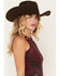Image #2 - Shyanne Women's Conversational Horse Print Graphic Tank, Maroon, hi-res