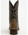 Image #5 - Cody James Men's Slyde Exotic Python Western Boots - Broad Square Toe, Brown, hi-res