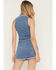 Image #4 - Show Me Your Mumu Women's Maddox Sleeveless Denim Mini Dress, Medium Wash, hi-res