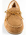 Image #3 - Minnetonka Men's Sheepskin Hardsole Moccasins, Tan, hi-res