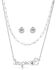 Image #2 - Montana Silversmiths Women's Cowgirl's Essentials Jewelry Set - 2 Piece, Silver, hi-res