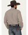 Image #4 - Cinch Men's Geo Print Long Sleeve Button-Down Western Shirt, White, hi-res