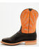 Image #3 - Hyer Men's Hazelton Western Boots - Broad Square Toe , Brown, hi-res