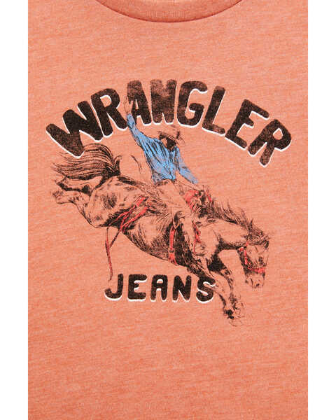 Image #2 - Wrangler Toddler Boys' Bronco Short Sleeve Graphic Print T-Shirt , Red, hi-res