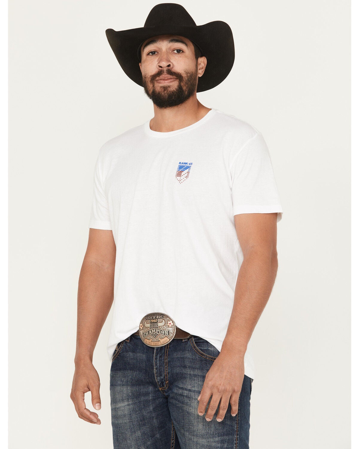 RANK 45&reg; Men's Bleacher Americana Short Sleeve Graphic T-Shirt, White, hi-res