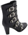 Image #9 - Milwaukee Leather Women's Studded Buckle Up Boots - Round Toe, Black, hi-res