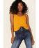 Image #1 - Shyanne Women's Gold Knotted Strap Tank Top , , hi-res