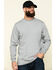 Ariat Men's FR Longhorn Graphic Long Sleeve Work T-Shirt - Big , Silver, hi-res