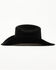 Image #3 - Justin Montana 3X Wool Felt Cowboy Hat, Black, hi-res